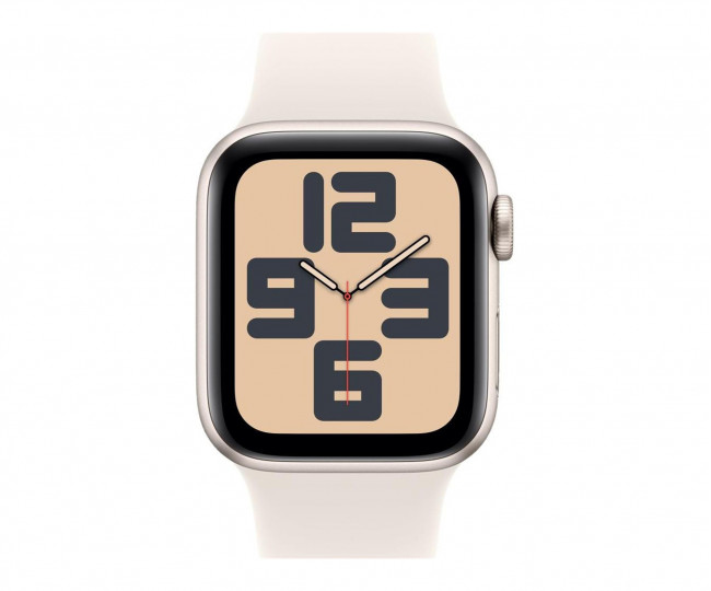 Apple Watch SE 2 GPS 40mm Starlight Aluminium Case w. Starlight Sport Band - S/M (MXEF3) б/в